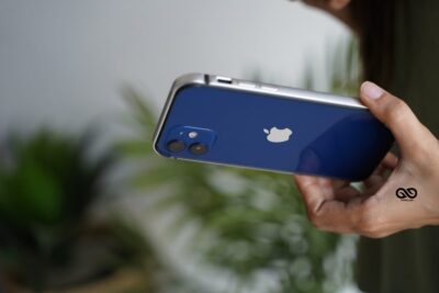 Silver Fiber Bumper for iPhone 12 (Bumper, not a Case)