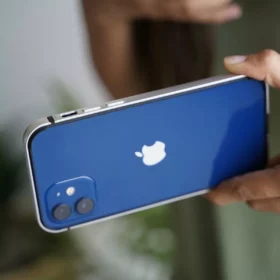 Silver Fiber Bumper for iPhone 12 Mini (Bumper, not a Case)