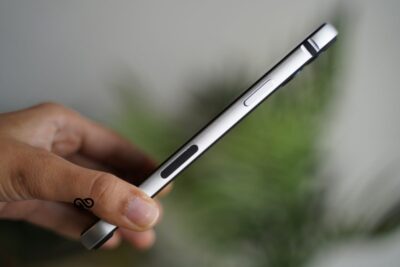 Silver Fiber Bumper for iPhone 12 Pro Max (Bumper, not a Case)