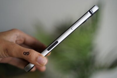 Silver Fiber Bumper for iPhone 12 Pro Max (Bumper, not a Case)