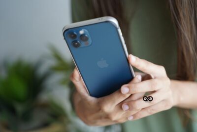 Silver Fiber Bumper for iPhone 12 Pro Max (Bumper, not a Case)