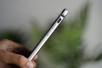 Silver Fiber Bumper for iPhone 12 Pro Max (Bumper, not a Case)