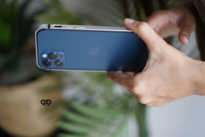 Silver Fiber Bumper for iPhone 12 Pro Max (Bumper, not a Case)