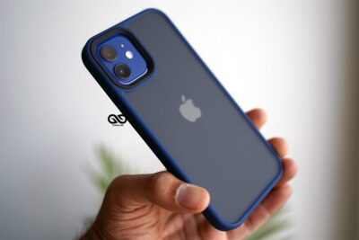Pacific Blue Drop Proof Sleek Matte Case for iPhone 12