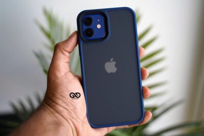 Pacific Blue Drop Proof Sleek Matte Case for iPhone 12