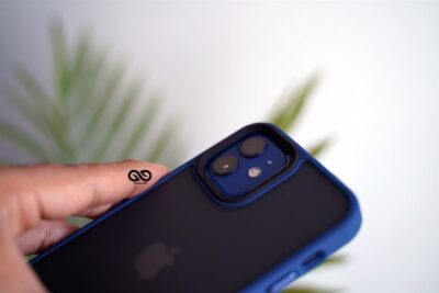 Pacific Blue Drop Proof Sleek Matte Case for iPhone 12