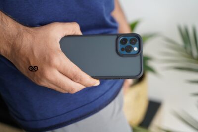 Black Drop Proof Sleek Matte Case for iPhone 12 Pro - Image 14