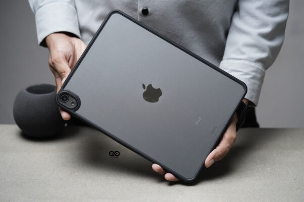 iPad Air 11th/5th/4th Gen 2025/2024/2022/2021/2020 Black Transparent Case 10.9 inch/M3,M2 Chip