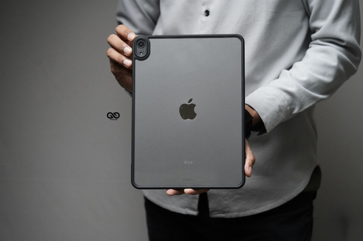 iPad Air 11th/5th/4th Gen 2025/2024/2022/2021/2020 Black Transparent Case 10.9 inch/M3,M2 Chip