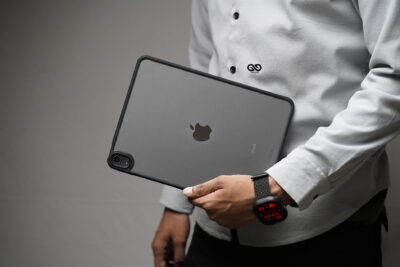 iPad Air 11th/5th/4th Gen 2025/2024/2022/2021/2020 Black Transparent Case 10.9 inch/M3,M2 Chip