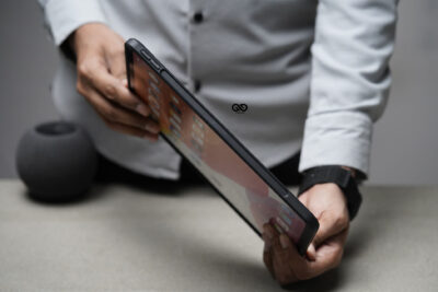 iPad Air 11th/5th/4th Gen 2025/2024/2022/2021/2020 Black Transparent Case 10.9 inch/M3,M2 Chip