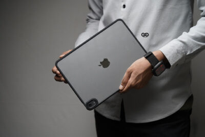 iPad Air 11th/5th/4th Gen 2025/2024/2022/2021/2020 Black Transparent Case 10.9 inch/M3,M2 Chip