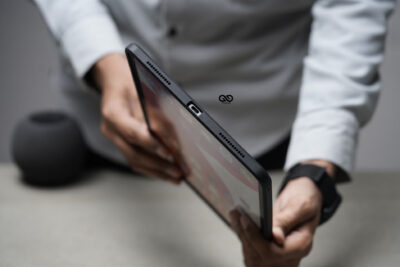 iPad Air 11th/5th/4th Gen 2025/2024/2022/2021/2020 Black Transparent Case 10.9 inch/M3,M2 Chip