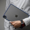 iPad Air 11th/5th/4th Gen 2026/2025/2024/2022/2021/2020 Blue Transparent Case 10.9 inch/M4/M3,M2 Chip