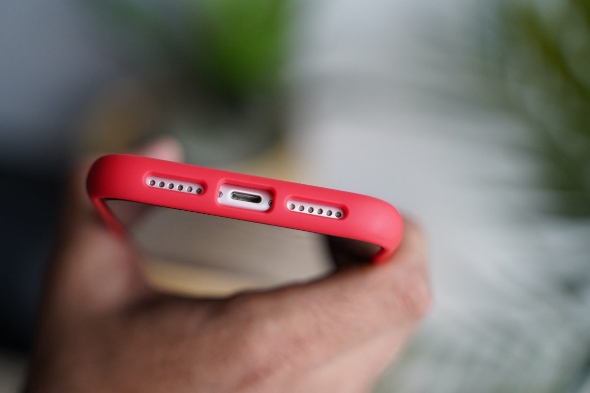 Red Drop Proof Sleek Matte Case for iPhone 12