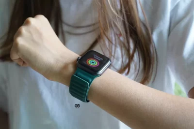 Latest Leather Magnetic Band for Apple Watch 42MM 41MM 40MM Series 4 5 6 7 8 9 10 11 SE SE 2 Gen