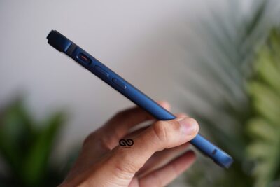 Lapis Blue Fiber Bumper for iPhone 12 Mini (Bumper, not a Case)