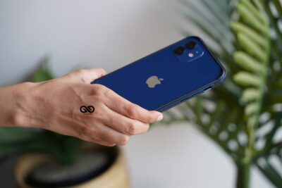 Lapis Blue Fiber Bumper for iPhone 12 Mini (Bumper, not a Case)