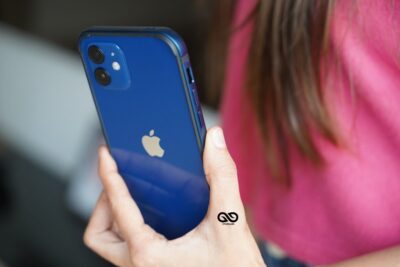 Lapis Blue Fiber Bumper for iPhone 12 Mini (Bumper, not a Case)