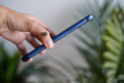 Lapis Blue Fiber Bumper for iPhone 12 Mini (Bumper, not a Case)