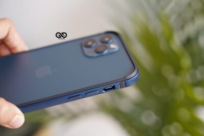 Lapis Blue Fiber Bumper for iPhone 12 Pro Max (Bumper, not a Case)