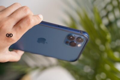 Lapis Blue Fiber Bumper for iPhone 12 Pro Max (Bumper, not a Case)