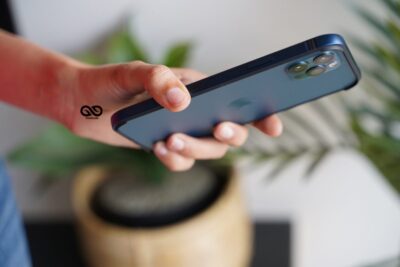 Lapis Blue Fiber Bumper for iPhone 12 Pro Max (Bumper, not a Case)