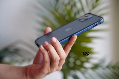 Lapis Blue Fiber Bumper for iPhone 12 Pro Max (Bumper, not a Case)