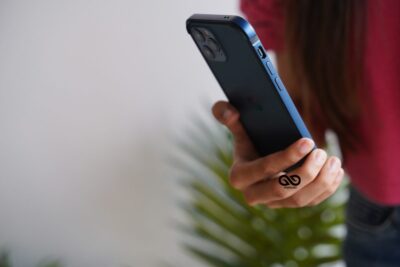 Lapis Blue Fiber Bumper for iPhone 12 Pro Max (Bumper, not a Case)