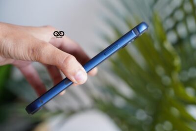 Lapis Blue Fiber Bumper for iPhone 12 Pro Max (Bumper, not a Case)