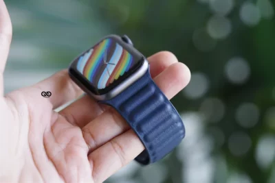 Latest Leather Magnetic Band for Apple Watch 42MM 41MM 40MM Series 4 5 6 7 8 9 10 11 SE SE 2 Gen