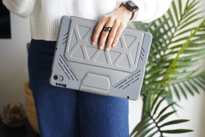 iPad Air 4th/ Air 5th Gen 2020/2022 10.9 3D Design Grey Flip Case