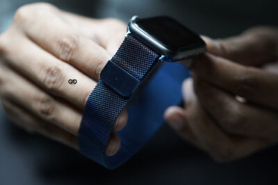 Milanese magnetic metal loop strap Blue for Apple Watch 44MM 45MM Series 4 5 6 7 8 9 SE SE 2 Gen 12 Milanese magnetic metal loop strap Blue for Apple Watch 44MM 45MM Series 4 5 6 7 8 9 SE SE 2 Gen