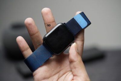 Milanese magnetic metal loop strap Blue for Apple Watch 44MM 45MM Series 4 5 6 7 8 9 SE SE 2 Gen 15 Milanese magnetic metal loop strap Blue for Apple Watch 44MM 45MM Series 4 5 6 7 8 9 SE SE 2 Gen