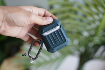 Midnight Green Armor Airpods 1/2 Case