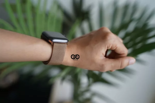 Milanese magnetic metal loop strap Rose Gold for Apple Watch 42MM 41MM 40MM Series 4 5 6 7 8 9 10 SE SE 2 Gen