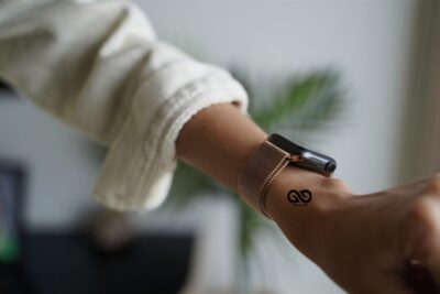 Milanese Magnetic Metal loop Strap Rose Gold For Apple Watch 44MM 45MM 46MM Series 4 5 6 7 8 9 10 SE SE 2 Gen