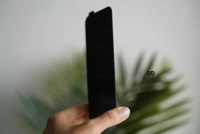 Privacy Tempered Glass with front camera shutter