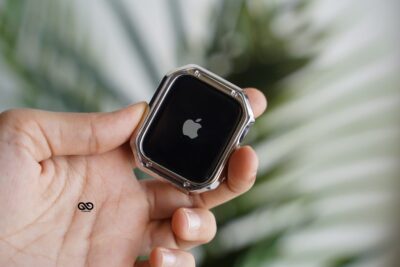 Silver Rugged Soft Flexible Bumper for Apple Watch for 44mm Series 4 5 6 SE