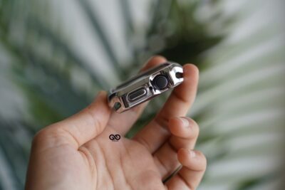 Silver Rugged Soft Flexible Bumper for Apple Watch for 44mm Series 4 5 6 SE
