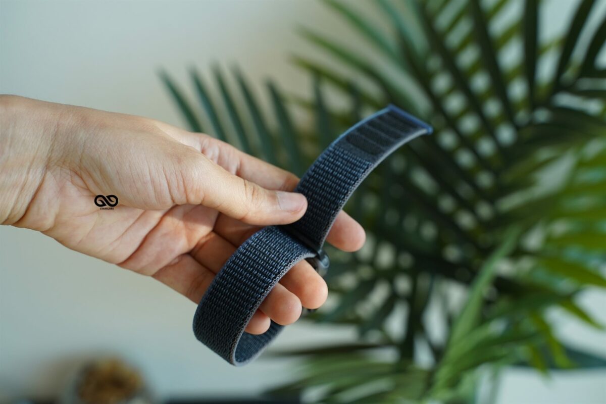 Charcoal Sports Loop for iWatch 45 mm 44 mm 42 mm for Series 8 7 6 SE 5 4 3 2 1