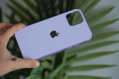 Purple Soft Glass Finish case for iPhone 12 13 Purple Soft Glass Finish case for iPhone 12