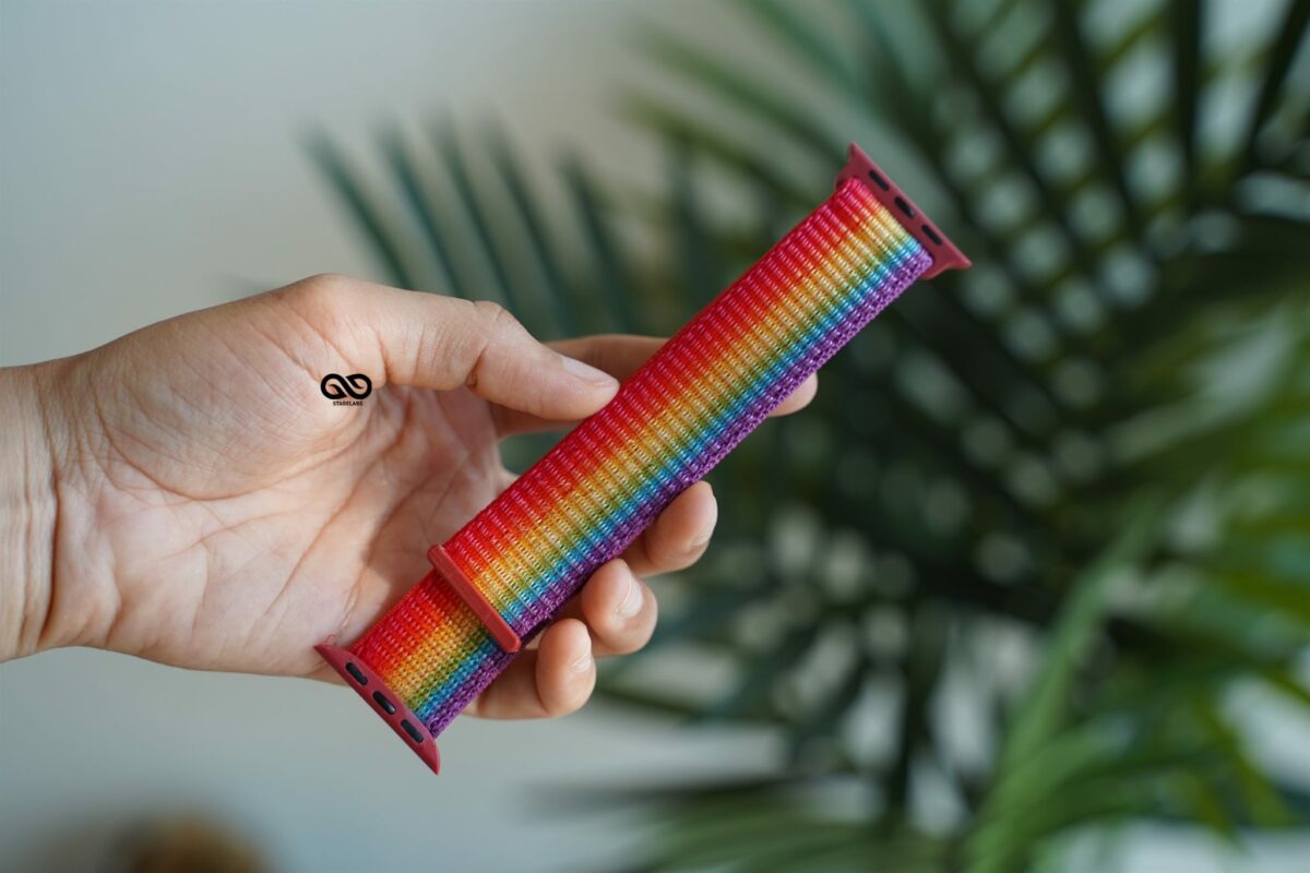 Colorful Sports Loop for iWatch 45 mm 44 mm 42 mm 49 mm for Series Ultra 8 7 6 SE 5 4 3 2 1