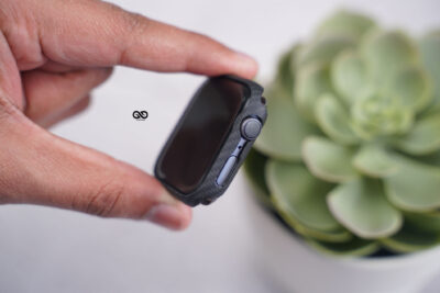 Black & Grey Real Aramid Carbon Fiber Bumper for Apple Watch 40 MM Series 4/5/6/SE 40 Black & Grey Real Aramid Carbon Fiber Bumper for Apple Watch 40 MM Series 4/5/6/SE