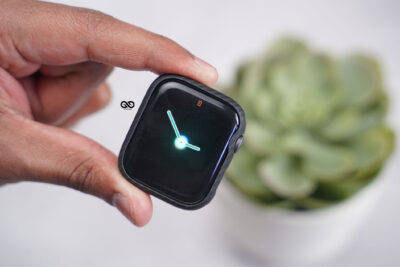 Black & Grey Real Aramid Carbon Fiber Bumper for Apple Watch 40 MM Series 4/5/6/SE 42 Black & Grey Real Aramid Carbon Fiber Bumper for Apple Watch 40 MM Series 4/5/6/SE