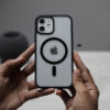 Magsafe Black Transparent Drop Proof Sleek Case for iPhone 12