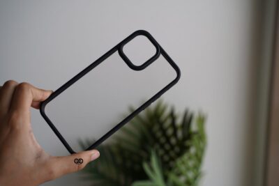 Black Transparent Drop Proof Sleek Case for iPhone 12 Pro Max