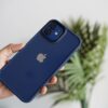 Blue Transparent Drop Proof Sleek Case for iPhone12 Mini