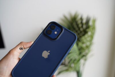 Blue Transparent Drop Proof Sleek Case for iPhone12 Mini 18 Blue Transparent Drop Proof Sleek Case for iPhone12 Mini