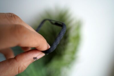 Black & Grey Real Aramid Carbon Fiber Bumper for Apple Watch 40 MM Series 4/5/6/SE 70 Black & Grey Real Aramid Carbon Fiber Bumper for Apple Watch 40 MM Series 4/5/6/SE